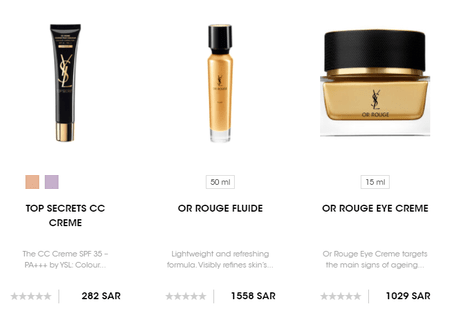 YSL Beauty Skincare